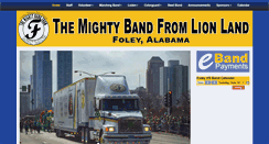 Desktop Screenshot of foleyhsband.com